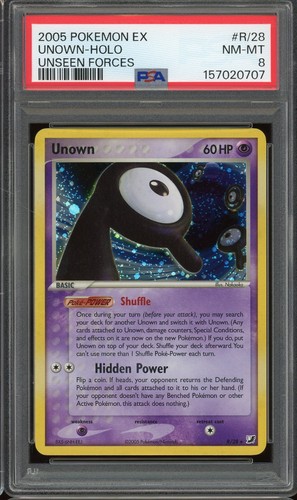Unown graded PSA 8 for sale on eBay