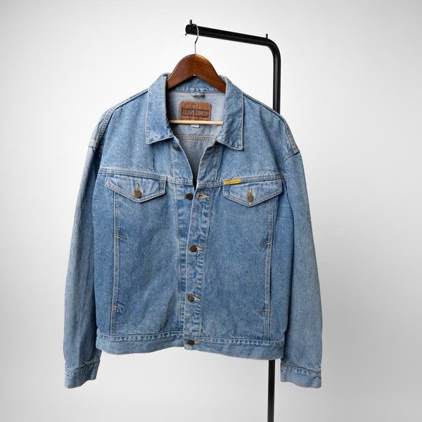Men Edwin Jacket Navy Denim L