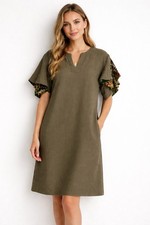 Uncle Frank  Dress Pockets Goblincore Forest Fairy Folk Artisan Boho Size Small