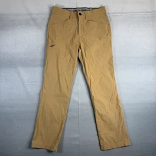 Orvis Tech Pants Mens 32x30 Khaki Trek Quick Dry 5 Pocket Jackson Nylon