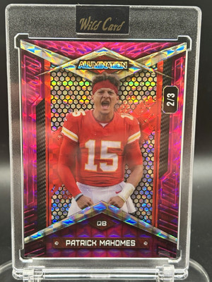 Wild Card Alumination Patrick Mahomes Chiefs Football 2026 HCBC-PM 2/3