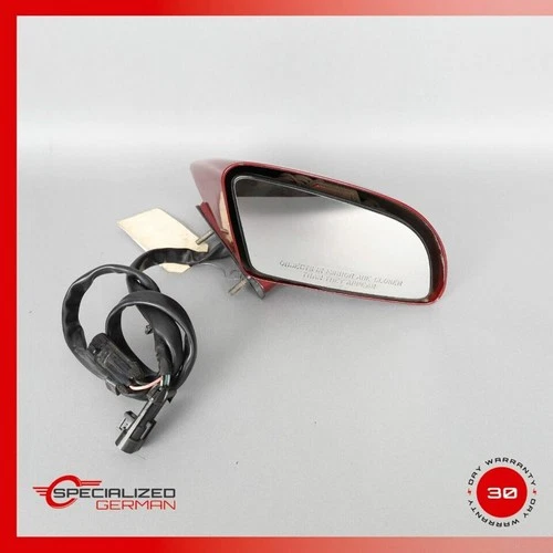 86-89 Chevrolet Corvette C4 Rear View Heated Door Mirror Right Red OEM Used