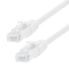 Ethernet Patch Cable CAT6, UTP, 24AWG, 5 Ft,  10 pack, White