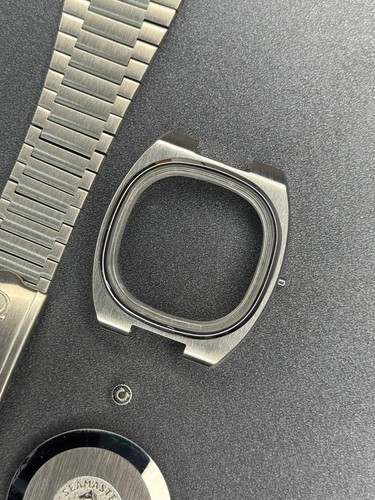 Omega Seamaster TV Shape Only Date Neu 🆕 Green Custom Dial 1020 Full Kit - Bild 3 von 8