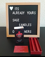 Love Spell Red Taper Spell Candles Set of 3 with