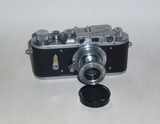 Zorki-2 KMZ Soviet Rangefinder Camera+collapsible Industar-22 Lens #559092