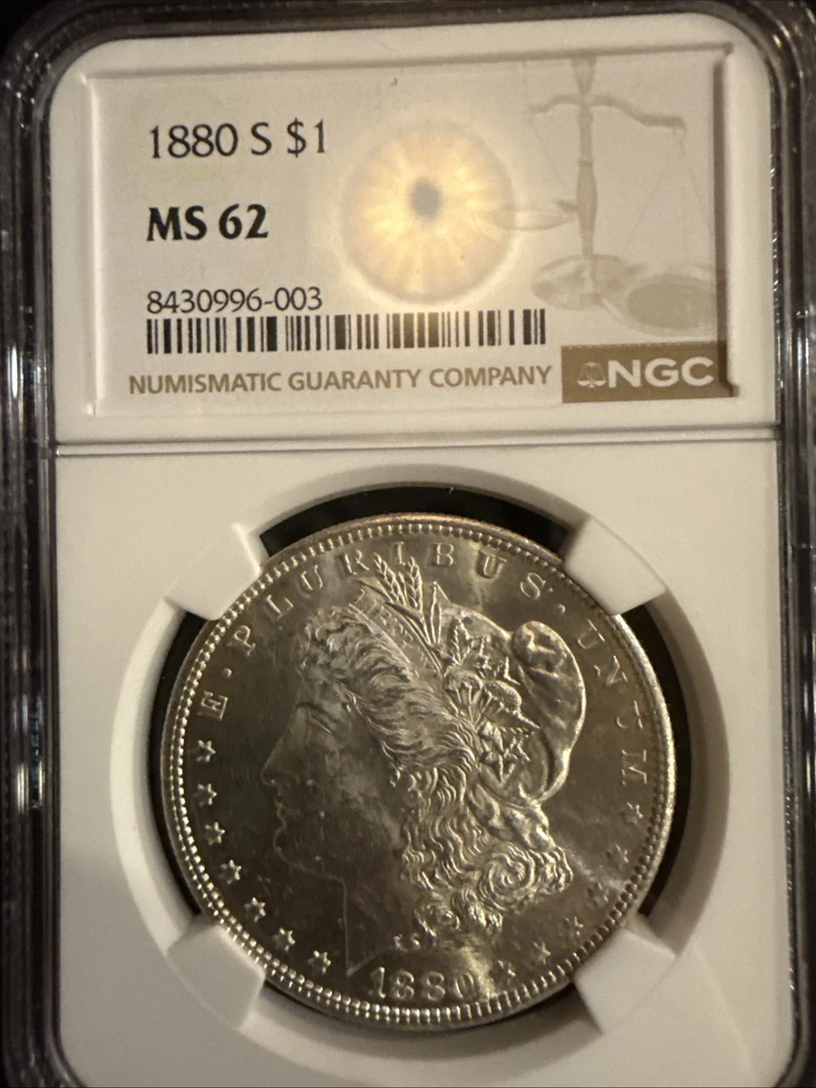 MS 62 Graded 1880 Year Morgan US Dollars (1878-1921) for sale | eBay