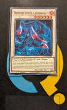 DOOD-EN098 Horned Brute Carnovorus Super Rare 1st Ed YuGiOh