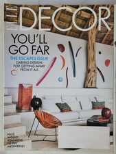 Elle Decor Magazine Winter 2023 Escapes Issue Brand New Design Travel Home Decor