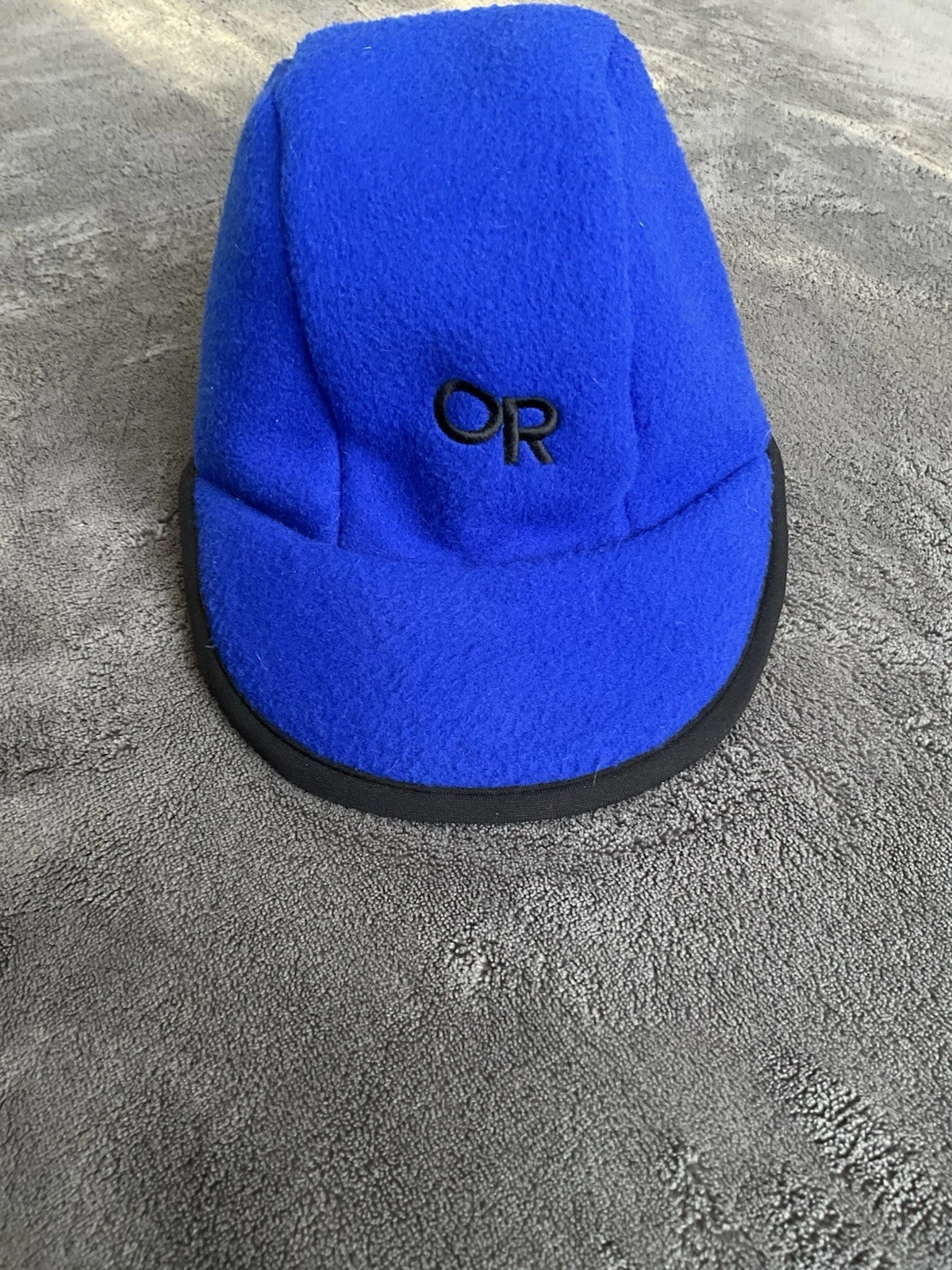 Outdoor Research Windstopper Fleece Cap Size Medium Navy Blue Made In USA Hat