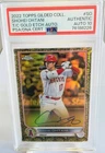 2022 Topps Gilded Shohei Ohtani Gold Etch Auto /30 #GEA-SO PSA Authentic/Auto 10