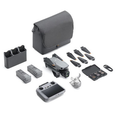DJI Air 3S Fly More Combo Camera Drone RC 2 + 3 Batteries / No 