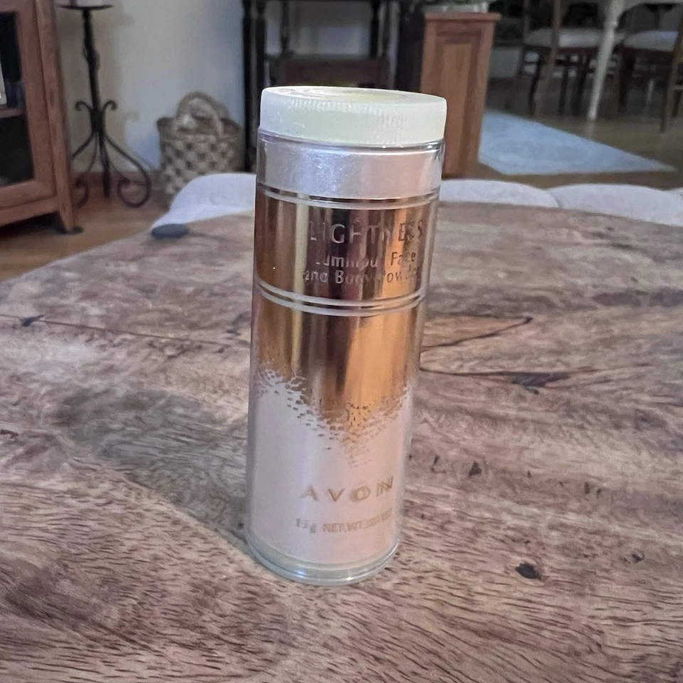 Avon "Lightness" Luminous Face And Body Powder .5oz #Vintage 1999. Retired. NEW! - Image 3 of 4