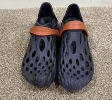 Merrell Hydro Moc Water Shoes Men’s Size 10 Blue Camo with Orange Strap
