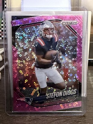 Stefon Diggs Pink No Huddle Prizm 17/25 #182 2025 Panini Prizm