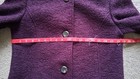 Ellen Tracy Women's Burgundy Wool Blend Coat with Pockets Size 4 — photo 4