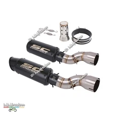 Slip On For Honda CBR1000RR 2017-2025 System Exhaust Tips Muffler Mid Tail Pipe