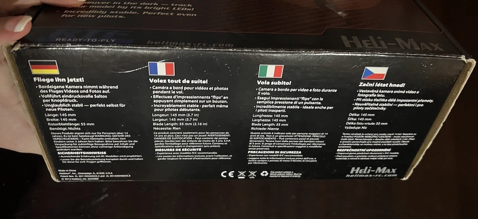 Heli-Max Quadcopter Ready to Fly 1SQ V-CAM - 2.4GHz HMXE0836 Tested - Image 4 of 4