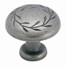 Amerock Cabinet Hardware Weathered Nickel OVERSIZED Knobs #1581-2-WN
