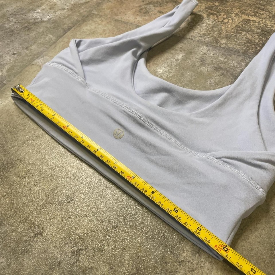 lululemon reversible sports bra a/b cup powder blue size 6 eBay