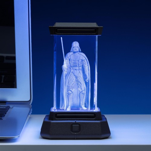 Star Wars Darth Vader holographische Lampe Light Sith Merch Jedi Licht Deko Fan - Bild 9 von 17