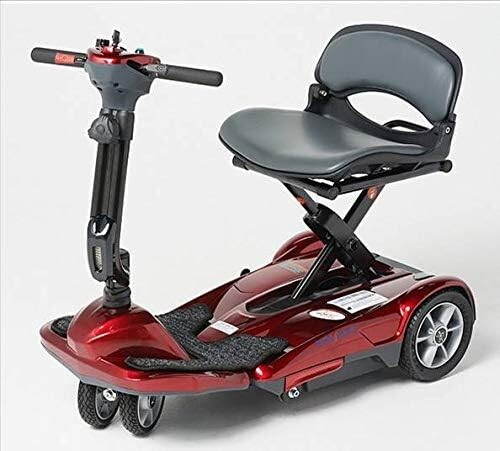 EV Rider Transport M Lightweight Foldable Scooter - 250Lbs 4 Mph 10 Miles - Red - Picture 1 of 1
