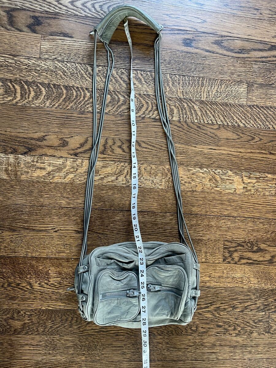 Alexander Wang Brenda Chain Crossbody Grey Shoulder Bag | eBay Alexander Wang Brenda Chain Crossbody Grey Shoulder Bag | eBay