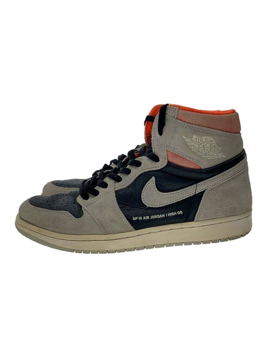 Nike High Top Sneakers AIR JORDAN 1 RETRO OG BLACK 28 cm Nike High Top Sneakers AIR JORDAN 1 RETRO OG BLACK 28 cm