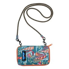 KAVU Go Time Bi-Fold Crossbody Wallet with Rope Strap One Size Sail Dreams