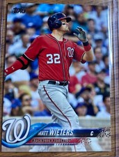 2018 Topps Series 2 #424 Matt Wieters Washington Nationals Baseball Card MLB