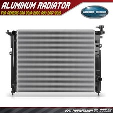 Radiator w/o Oil Cooler for Genesis G80 2018-2020 G90 2017-2019 3.3L 3.8L 5.0L