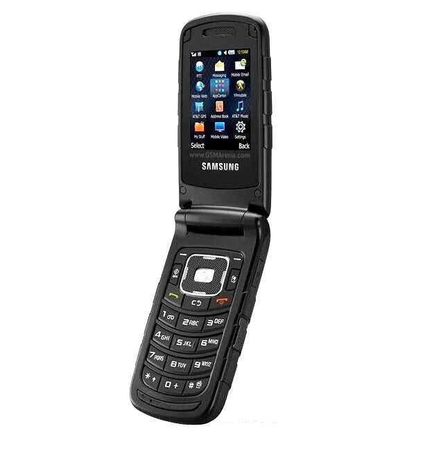 8/10 SAMSUNG RUGBY 2 SGH-A847 UNLOCKED FLIP CELL PHONE BELL TELUS ROGERS FIDO ++ - Image 2 of 4