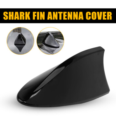 #ad For Hyundai Kia Roof Shark Fin Radio Aerial Signal Antenna FM AM Black Universal $10.99