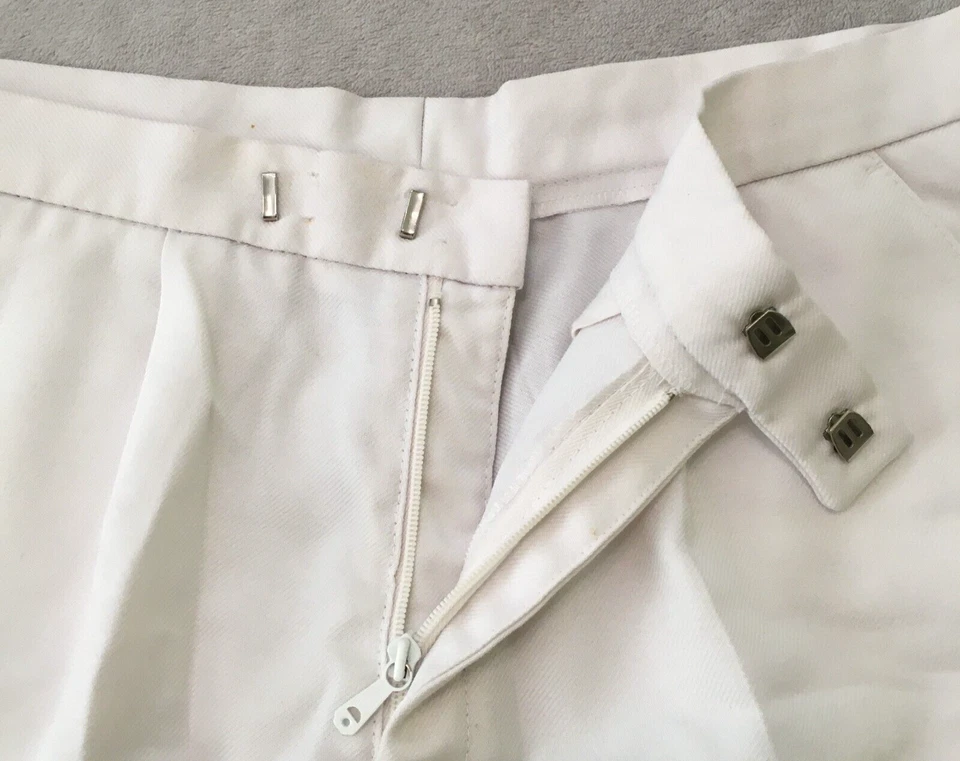 Pantalones Cortos Tenis Adidas Para Hombre RARO Vintage Años 80 Blanco Talla 50 Foto 3 de 4