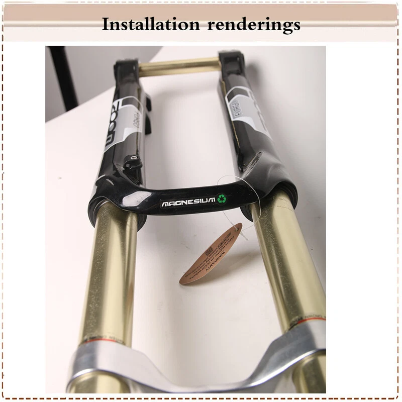 26" ZOOM DH680 MTB Bike Suspension Forks Disc 1-1/8" Thru Axle Downhill Mountain - Image 4 of 4