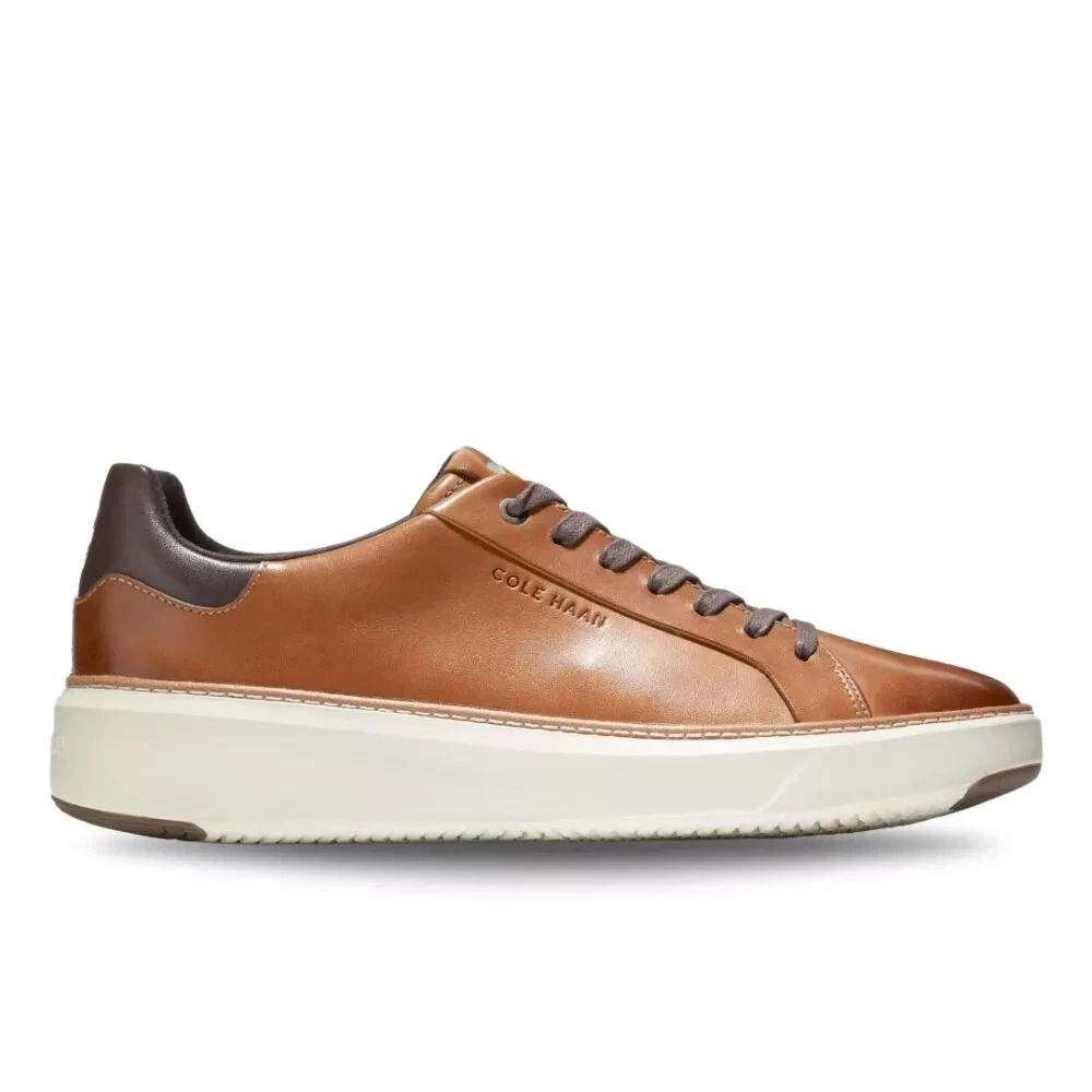 Cole Haan Men's GrandPro Topspin Leather Sneaker - British Tan C34229 - Size 13
Opens in a new windo