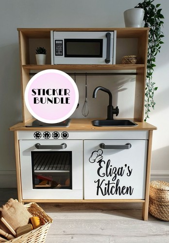 Gioca Cucina Sticker Pack NOME, forno a microonde, i quadranti \u0026 Porta  Decalcomania Tuta IKEA DUKTIG | eBay