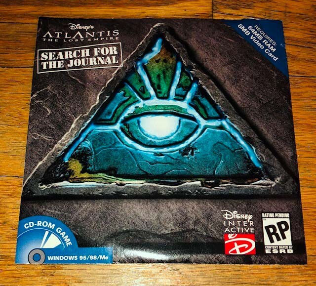 Disney Atlantis The Lost Empire Search For the Journal CD-Rom Game ...
