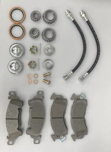 68-72 Chevelle Front Disc Brake Kit Delco Pads Hoses and hardware GM A Body - Picture 4 of 8