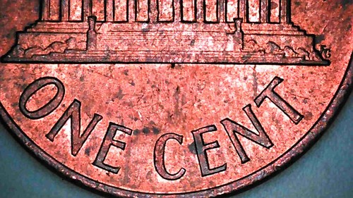 ERROR 1967 red Lincoln Penny "We Trust* and the "L On Rim"Error - Picture 7 of 10