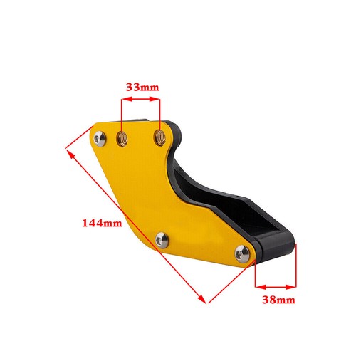 Motorrad Hinterradschwingenschutz Kettenführung für Suzuki 50cc-160cc Dirt Bike Gold - Bild 4 von 5