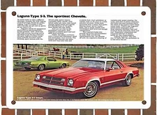 Metal Sign - 1976 Chevy Chevelle Laguna Type S 3 Coupe - 10x14 Inches