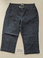 Lee Riders Blue Jean Capris Size 18 M Stretch -0422J55