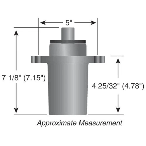 OEM HUSTLER 604255 607407 DECK BLADE SPINDLE ASSEMBLY X-ONE SUPER Z  S - Image 3 of 3