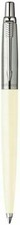 Parker Jotter Ballpoint Pen Matte White Blue Med PT Made In Usa New