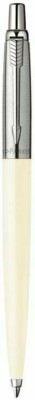  Parker  Jotter  Ballpoint Pen Matte White   Blue Med PT Made In Usa New