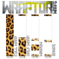 Archery Arrow Wraps - Wraptor Wraps HD Leopard Animal Print - 13pk