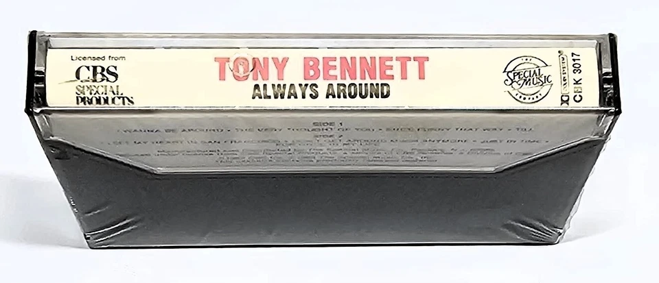 Tony Bennett Always Around Cassette Tape 1985 Brand New Sealed Promo No UPC - Image 3 of 4