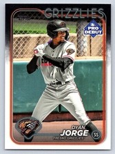 DYAN JORGE  GRIZZLIES   2024 TOPPS PRO DEBUT #PD-170