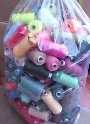 25 X 1000 yards POLYESTER THREAD - MIXED/ASSORTED PACK OF 25 THREADS - Image 1 of 4